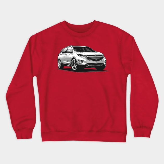 Chevrolet Equinox Crewneck Sweatshirt by Vehicles-Art